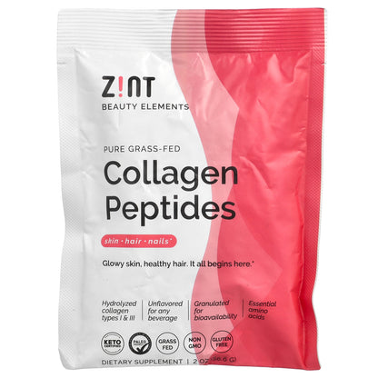 Zint, Pure Grass-Fed Collagen Peptides, Unflavored, 2 oz (56.6 g)