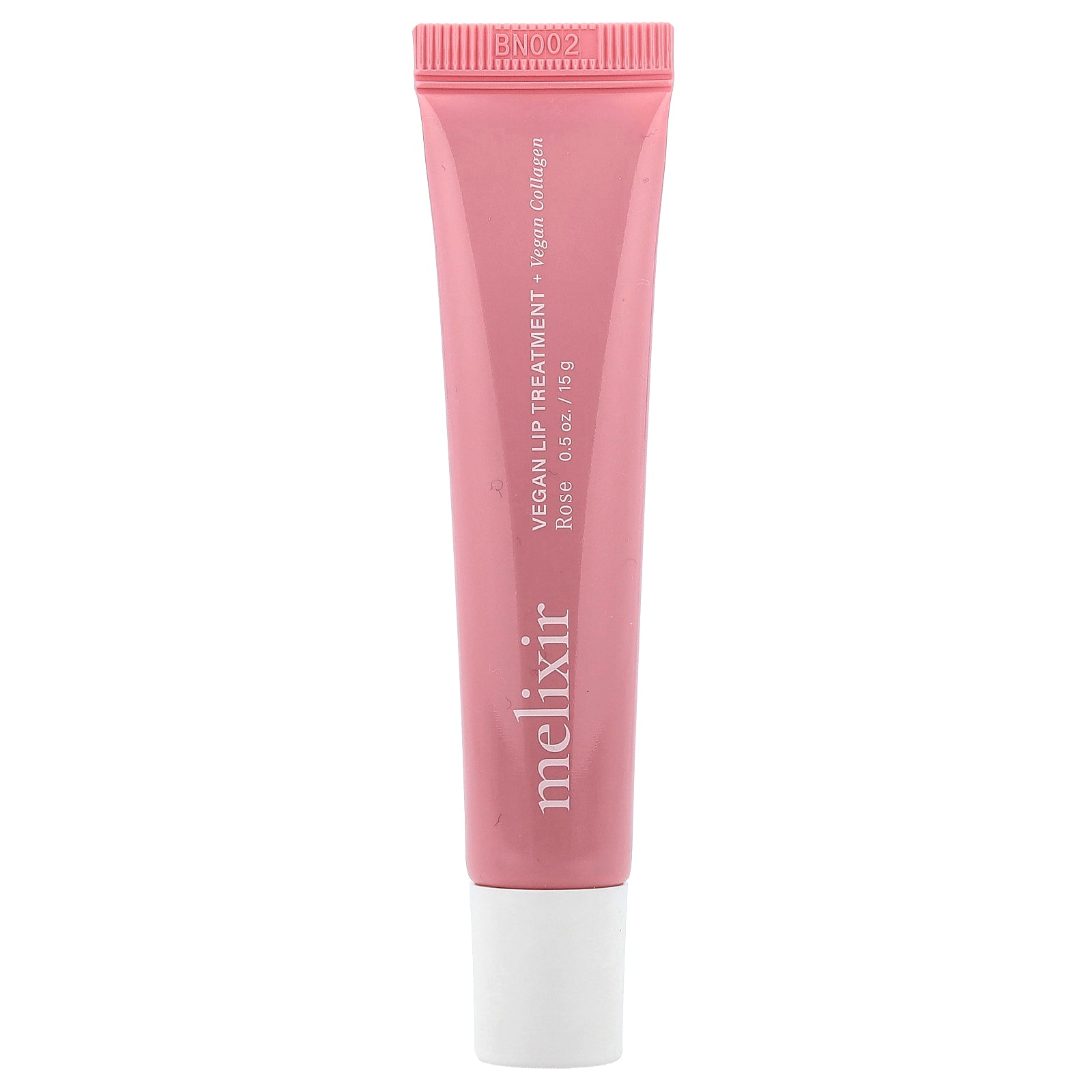 Melixir, Vegan Lip Treatment + Vegan Collagen, 2 Rose, 0.5 oz (15 g)