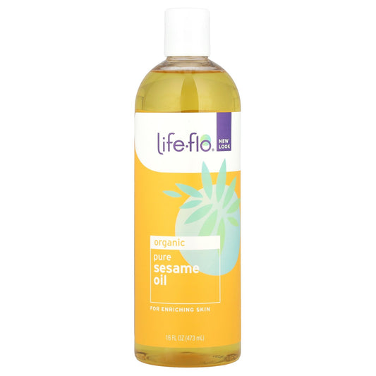 Life-flo, Organic Pure Sesame Oil, 16 fl oz (473 ml)