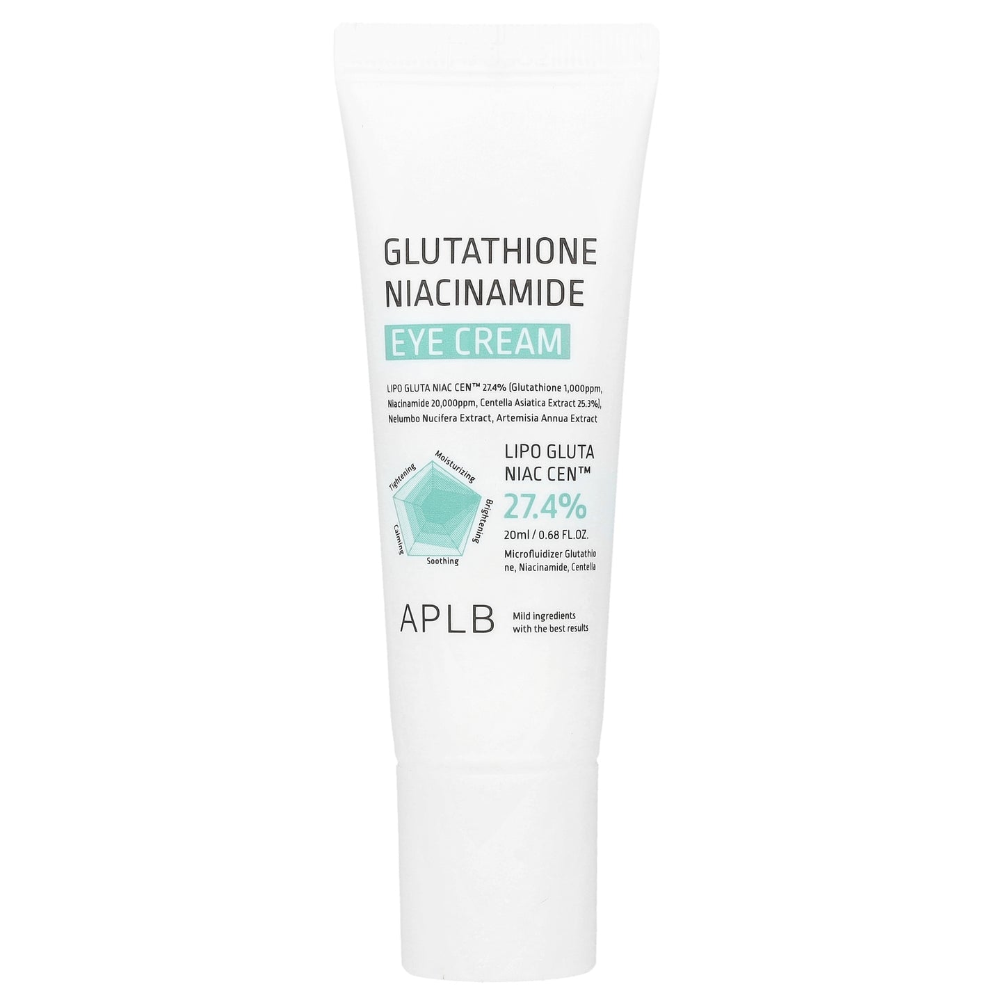 APLB, Glutathione Niacinamide, Eye Cream, 0.68 fl oz (20 ml)