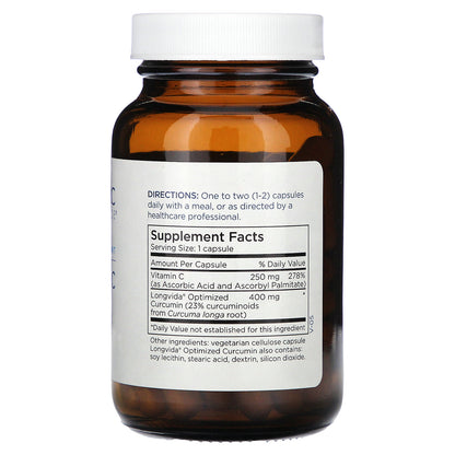 Metabolic Maintenance, Curcumin + C, 400 mg, 60 Capsules