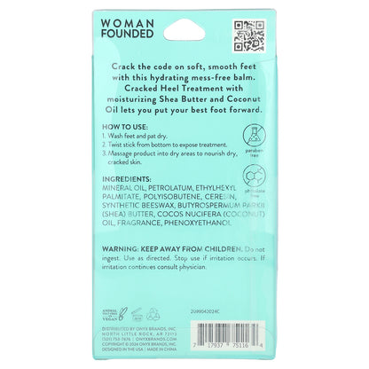 Onyx Professional, Moisturizing Heel Stick, Eucalyptus Mint, 2.64 oz (75 g)