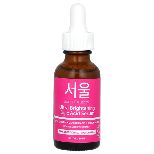 SeoulCeuticals, Ultra Brightening Kojic Acid Serum , 1 fl oz (30 ml)