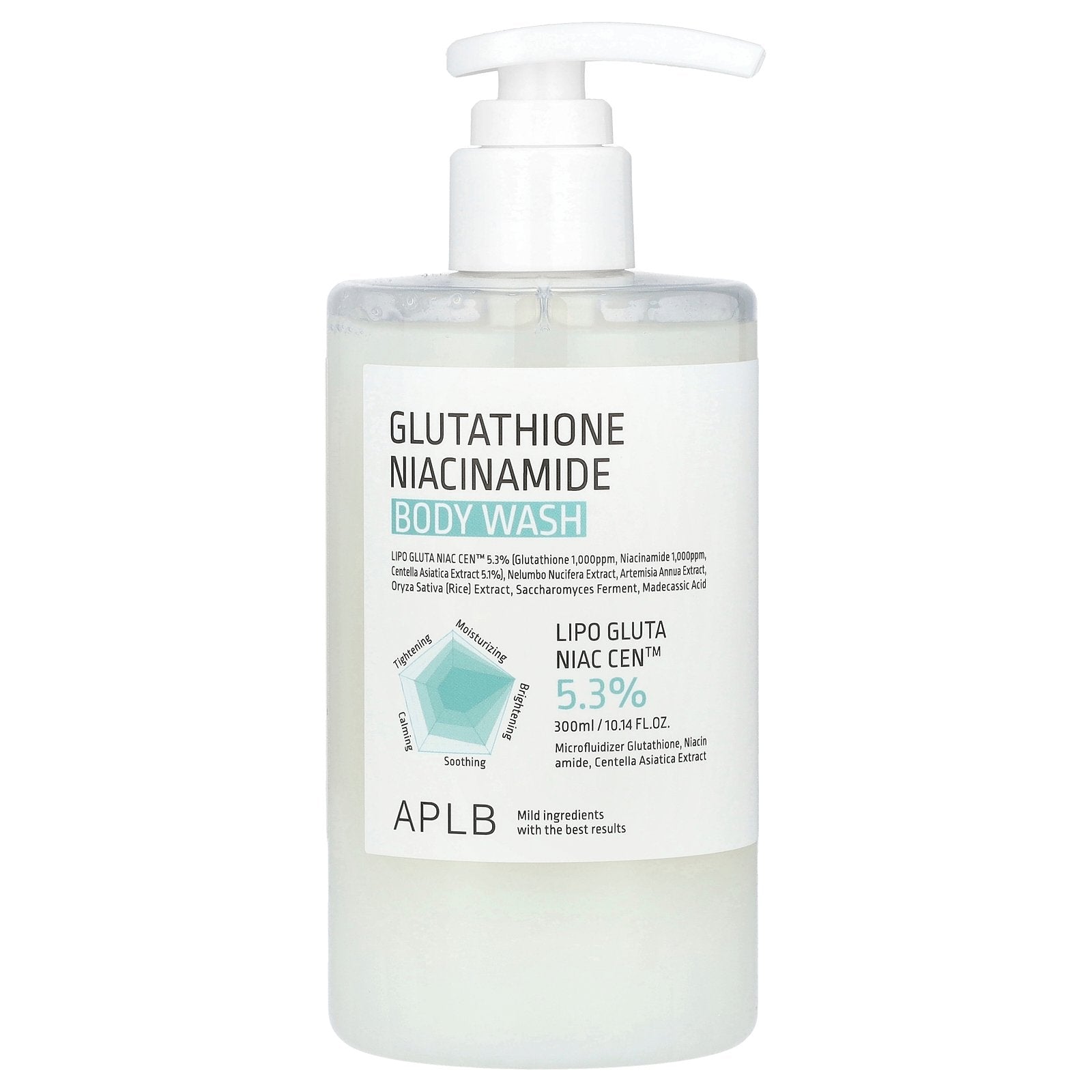 APLB, Glutathione Niacinamide, Body Wash, 10.14 fl oz (300 ml)