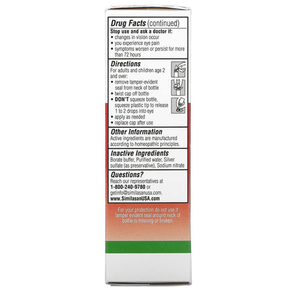 Similasan, Redness & Itchy Eye Relief, 0.33 fl oz (10 ml)