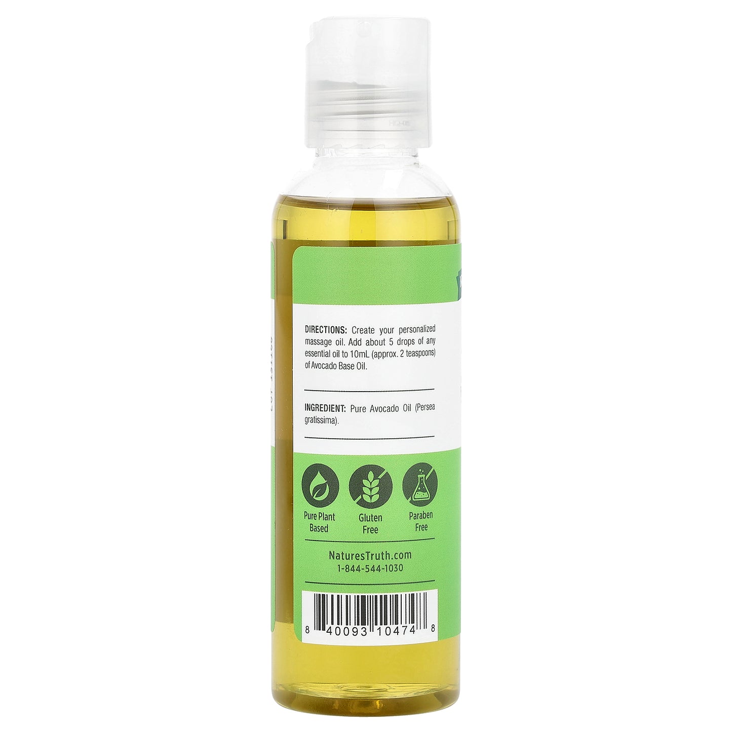 Nature's Truth, Skin Care Oil, Revitalizing Avocado , 4 fl oz (118 ml)