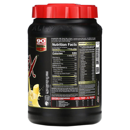 ALLMAX, ISOFLEX®, Pure Whey Protein Isolate, Banana, 2 lbs (907 g)