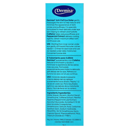 Dermisa, Anti-Puff Eye Roller, 0.5 fl oz (15 ml)