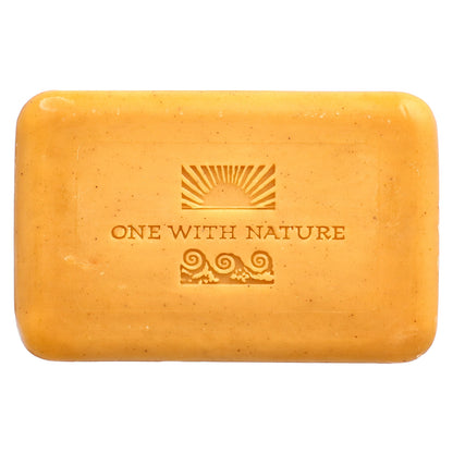 One with Nature, Dead Sea Mineral Bar Soap, Turmeric & Honey, 7 oz (198 g)