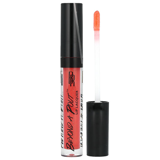 Black Radiance, Beyond A Pout, Lip Lacquer, 1320061 Hot Sauce, 0.12 fl oz (3.5 ml)