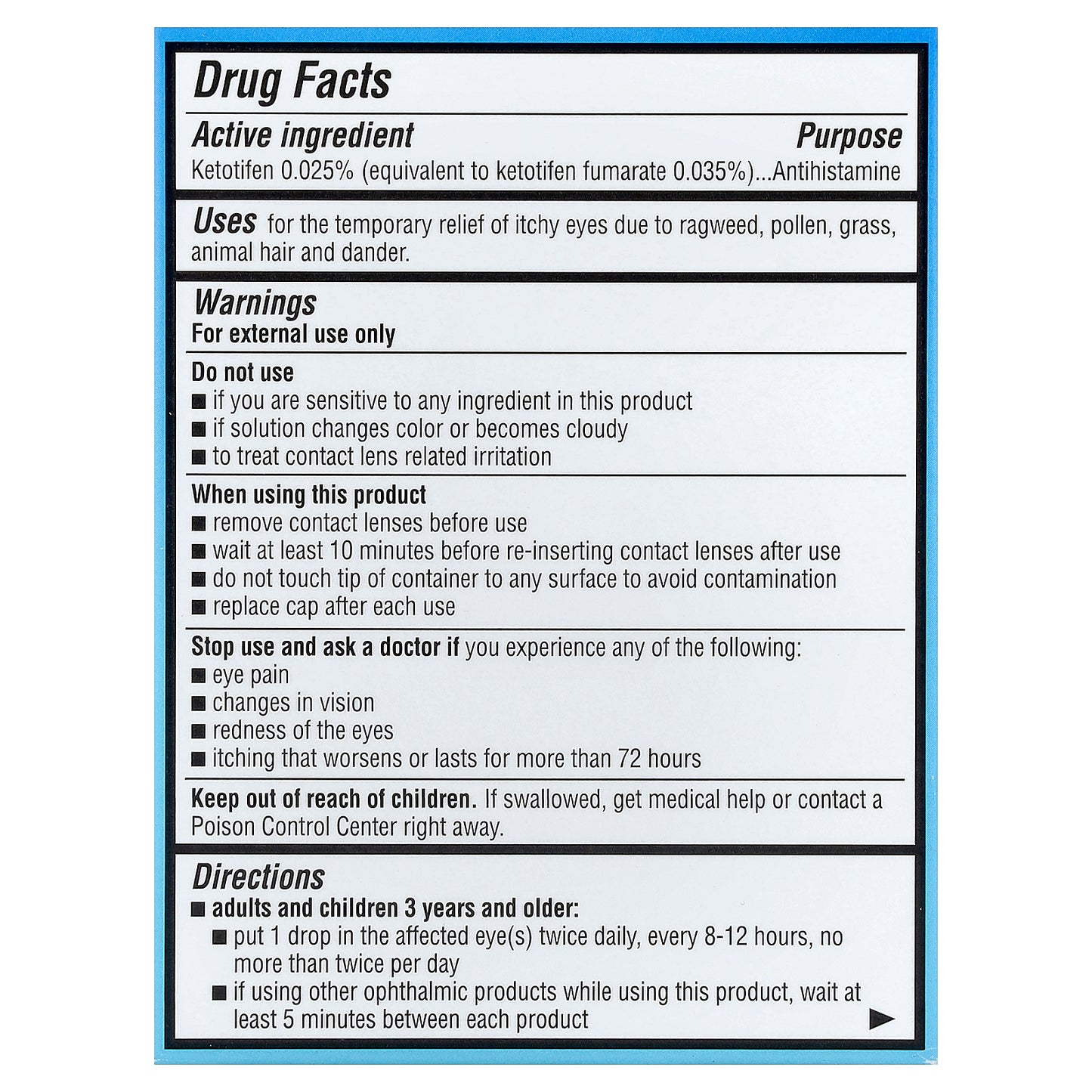 Alaway, Eye Itch Relief, Antihistamine Eye Drops, Twin Pack, 2 Bottles, 0.34 fl oz (10 ml) Each