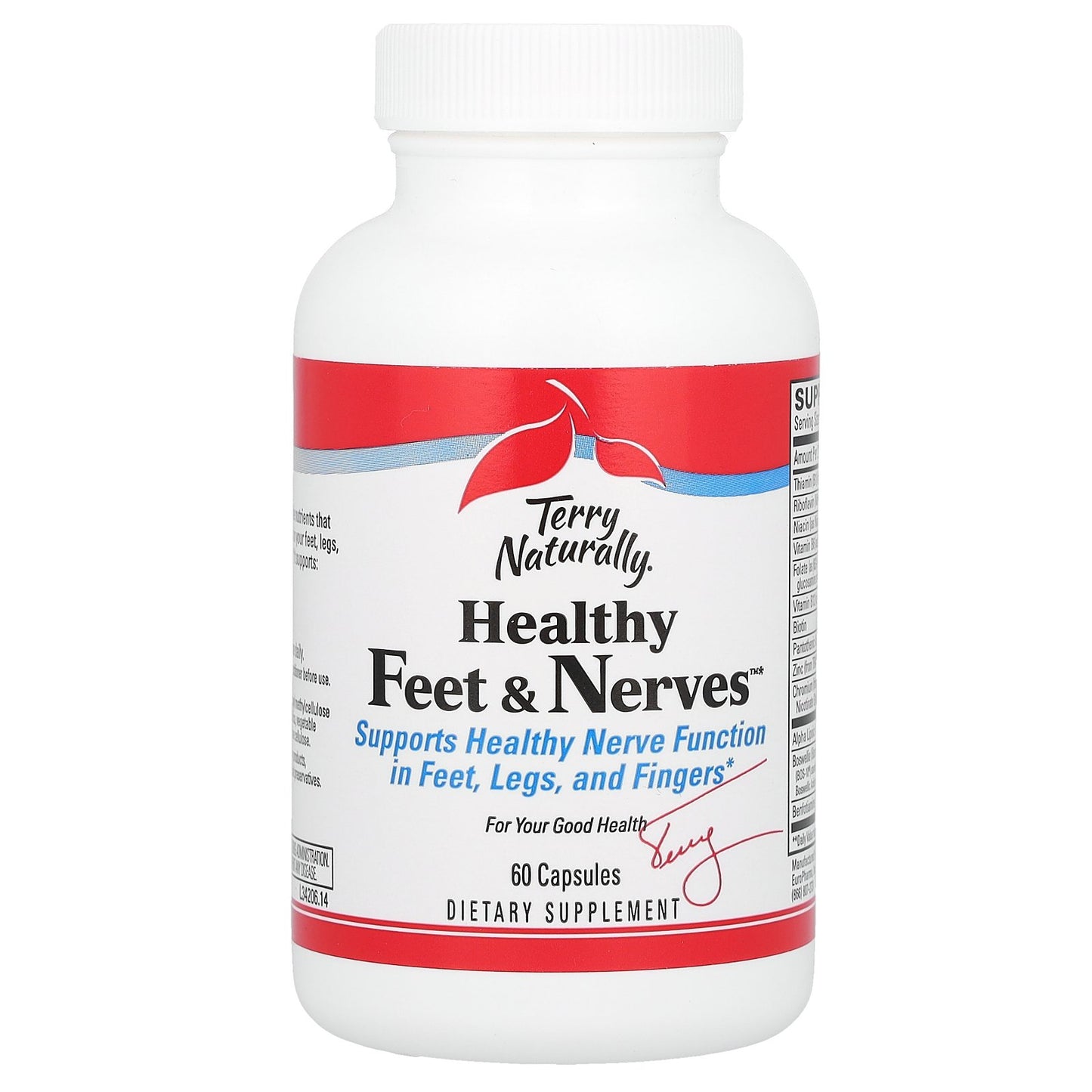 Terry Naturally, Healthy Feet & Nerves, 60 Capsules