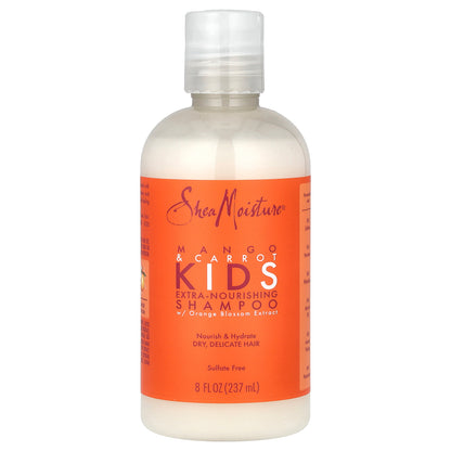 SheaMoisture, Kids Extra-Nourishing Shampoo, Mango & Carrot, 8 fl oz (237 ml)