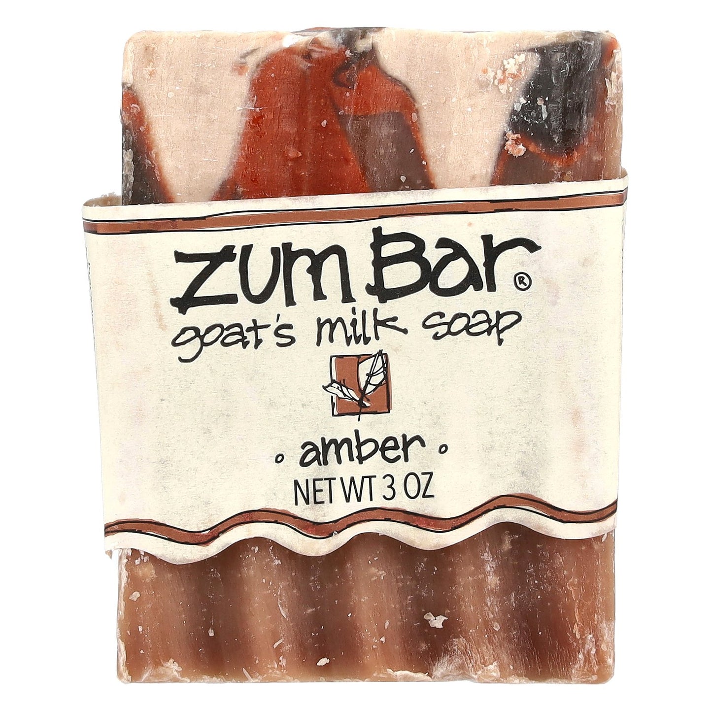 ZUM, Zum Bar®, Goat's Milk Soap, Amber, 3 oz