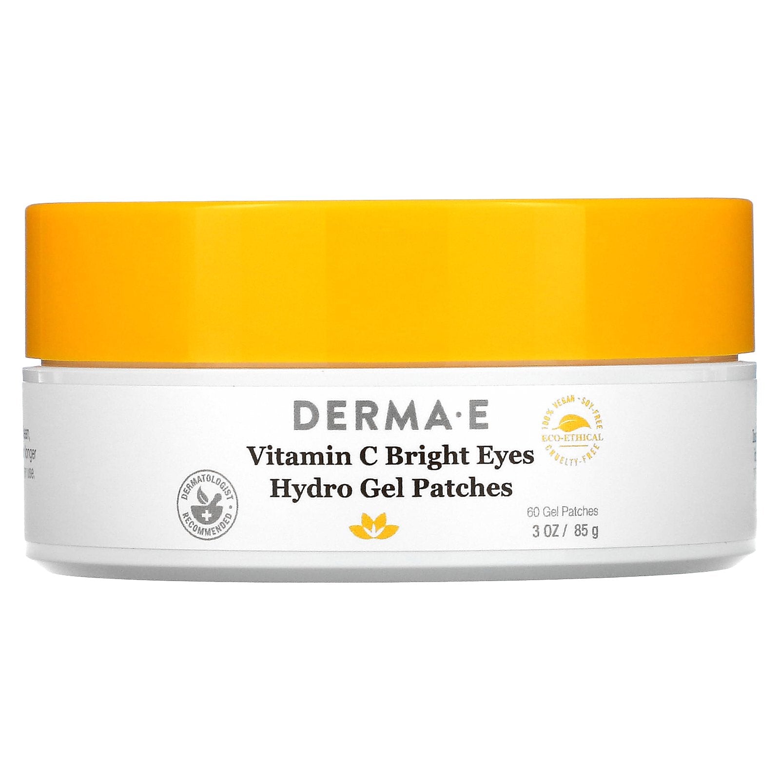 DERMA E, Vitamin C Bright Eyes Hydro Gel Patches, 60 Patches