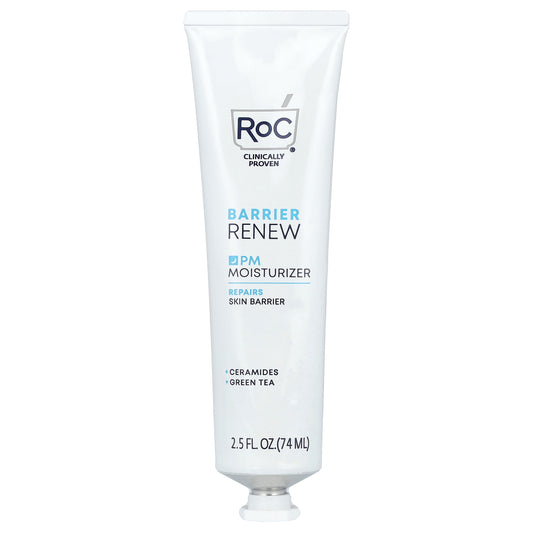 RoC, Barrier Renew, PM Moisturizer, Fragrance Free, 2.5 fl oz (74 ml)