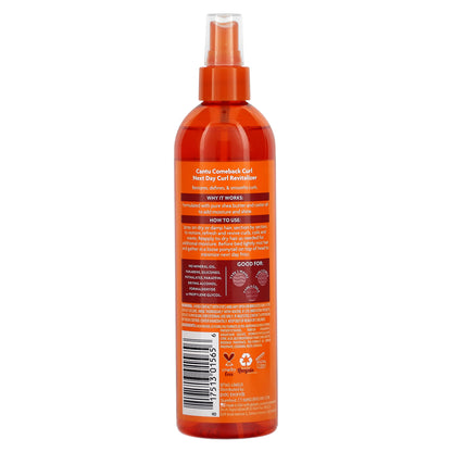 Cantu, Shea Butter, Comeback Curl Next Day Curl Revitalizer, 12 fl oz (355 ml)