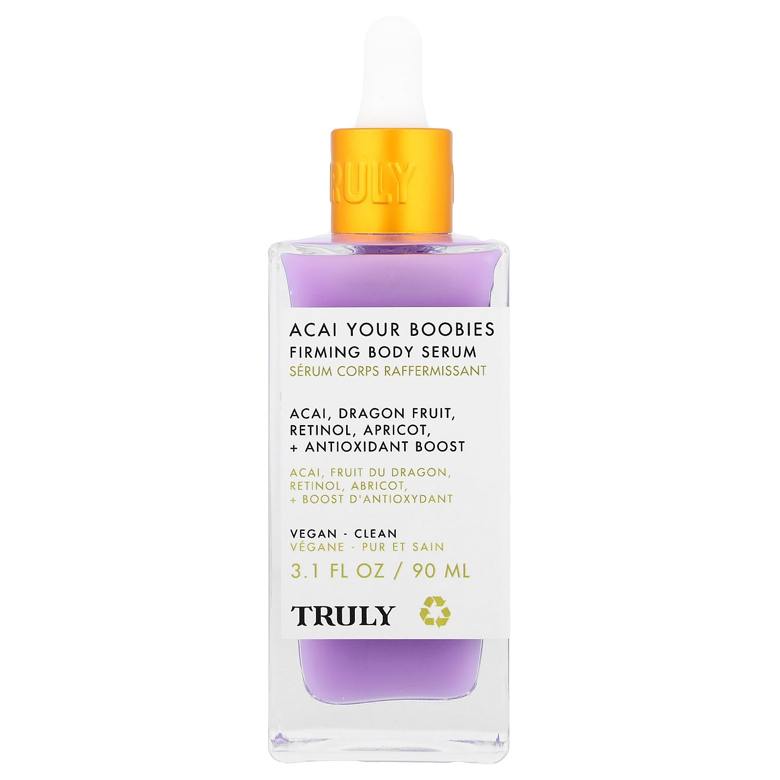 Truly Beauty, Acai Your Boobies Firming Body Serum, 3.1 fl oz (90 ml)