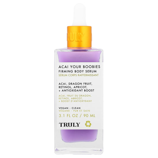 Truly Beauty, Acai Your Boobies Firming Body Serum, 3.1 fl oz (90 ml)