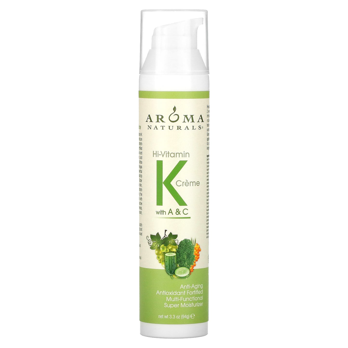 Aroma Naturals, Hi-Vitamin K Creme with A & C, 3.3 oz (94 g)