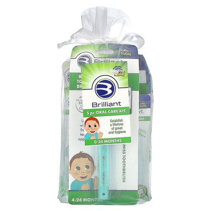 Baby Buddy, Brilliant, 5 Pc Oral Care Kit, 0-24 Months, 5 Piece Kit