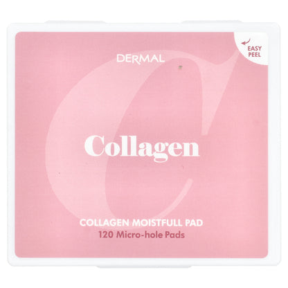 Dermal, Collagen Moistfull Pad, 120 Micro-Hole Pads