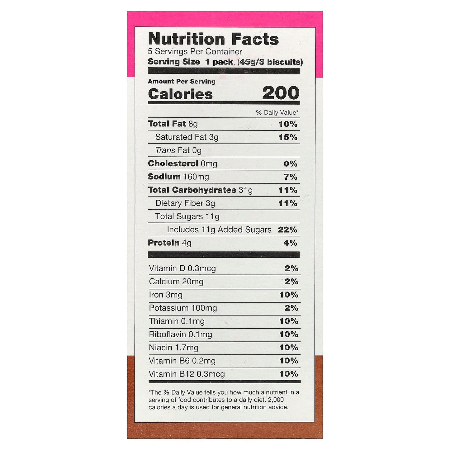 Sweet Loren's, Breakfast Biscuits, Chocolate, 5 Packs, 1.6 oz (45 g) Each