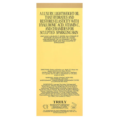 Truly Beauty, Golden Glaze Luxury Body Oil, 3.1 fl oz (90 ml)