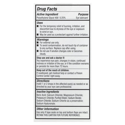 Baush+Lomb Blink, Tears, Dry Eye, Lubricating Eye Drops, 1 fl oz (30 ml)