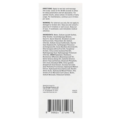 Pure Biology, RevivaHair™, Hair Strengthening & Thickening Shampoo, 8 fl oz (240 ml)