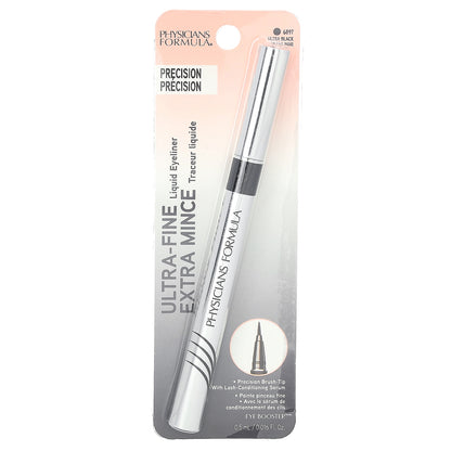 Physicians Formula, Eye Booster, Ultra Fine Liquid Eyeliner, 6897 Ultra Black, 0.016 fl oz (0.5 ml)