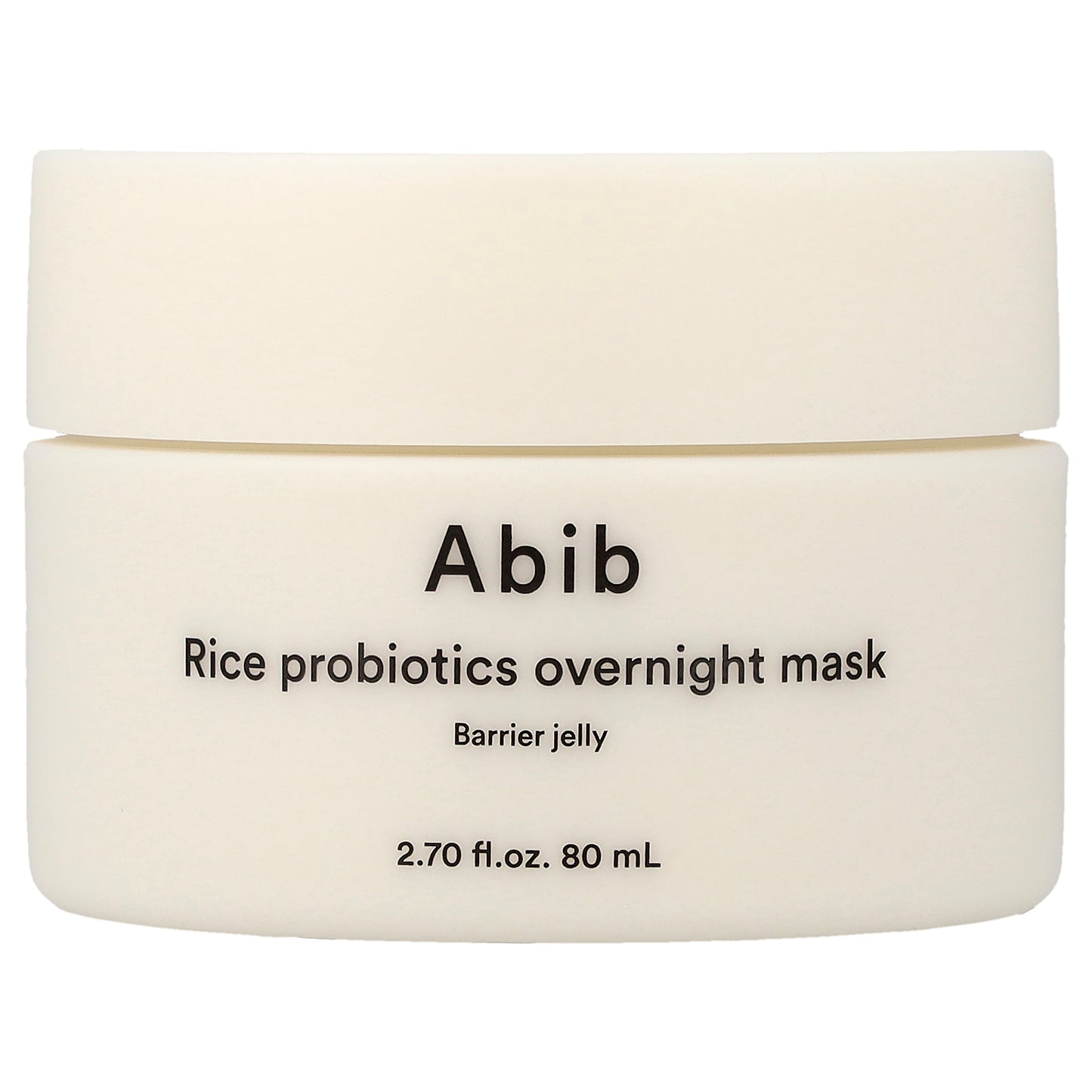 Abib, Rice Probiotics Overnight Beauty Mask, Barrier Jelly, 2.7 fl oz (80 ml)