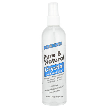 Thai Deodorant Stone, Pure & Natural, Crystal Deodorant Mist™, Unscented, 8 oz (240 ml)