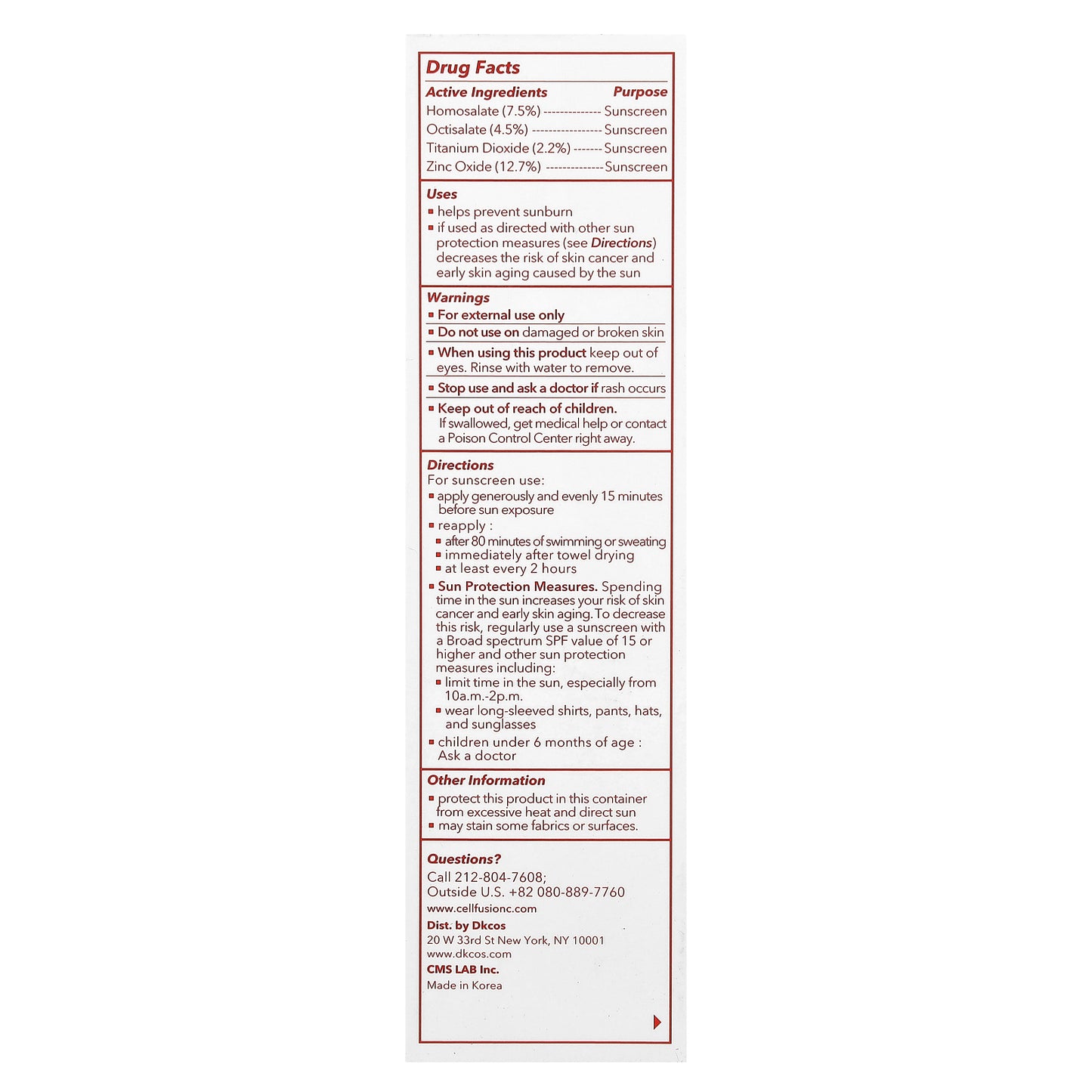 Cell Fusion C, Laser Sunscreen, SPF 50+, 1.69 fl oz (50 ml)