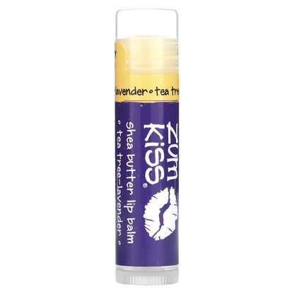 ZUM, Zum Kiss, Shea Butter Lip Balm, Tea Tree-Lavender, 0.15 oz