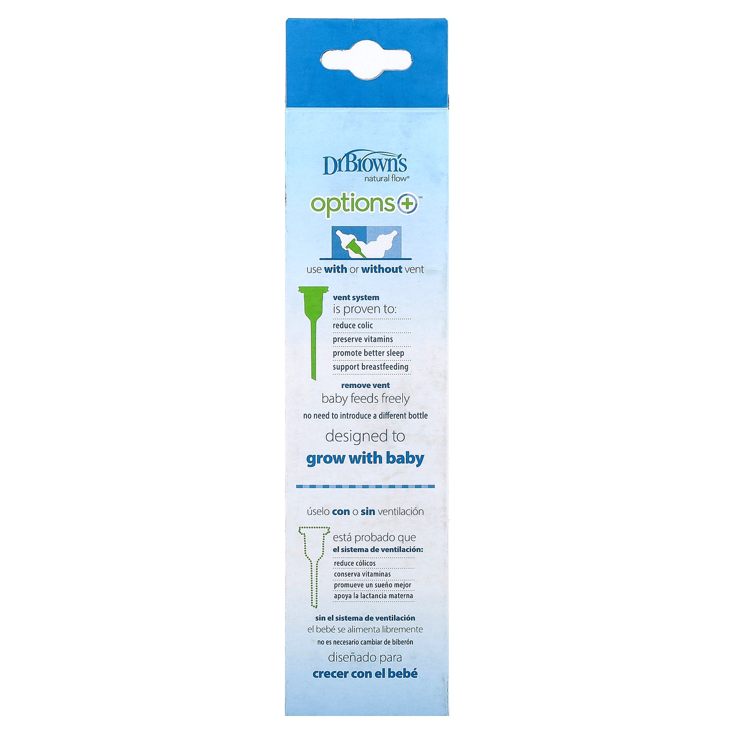 Dr. Brown's, Natural Flow®, Options+™, Anti-colic Bottle To Sippy Starter Kit, 6 Months +, 5 Piece Kit