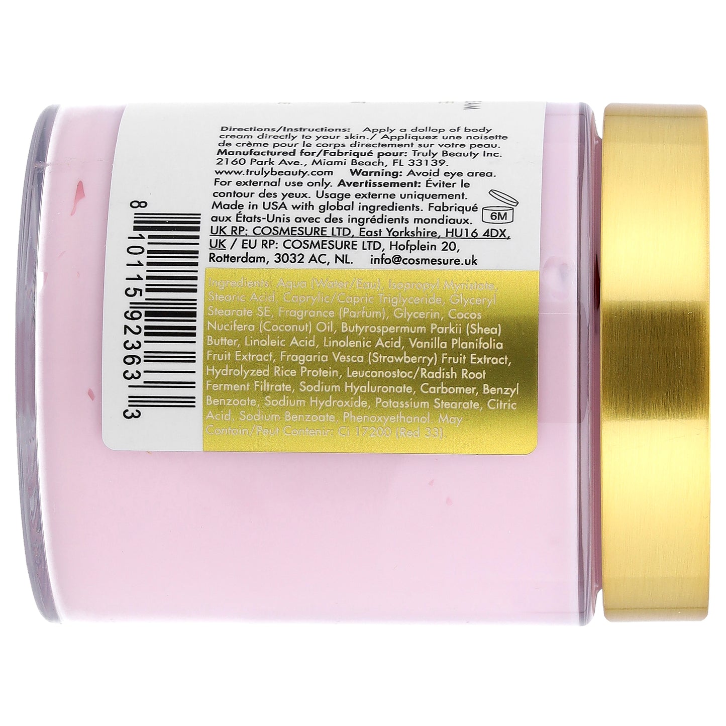 Truly Beauty, Soft Serve After Shave Plump Cream, 6 fl oz (180 ml)