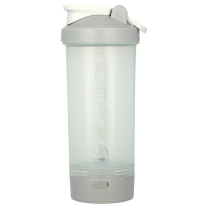 Voltrx, Merger, Protein Shaker USB C Rechargeable Bottle, Grey, 24 oz (700 ml)