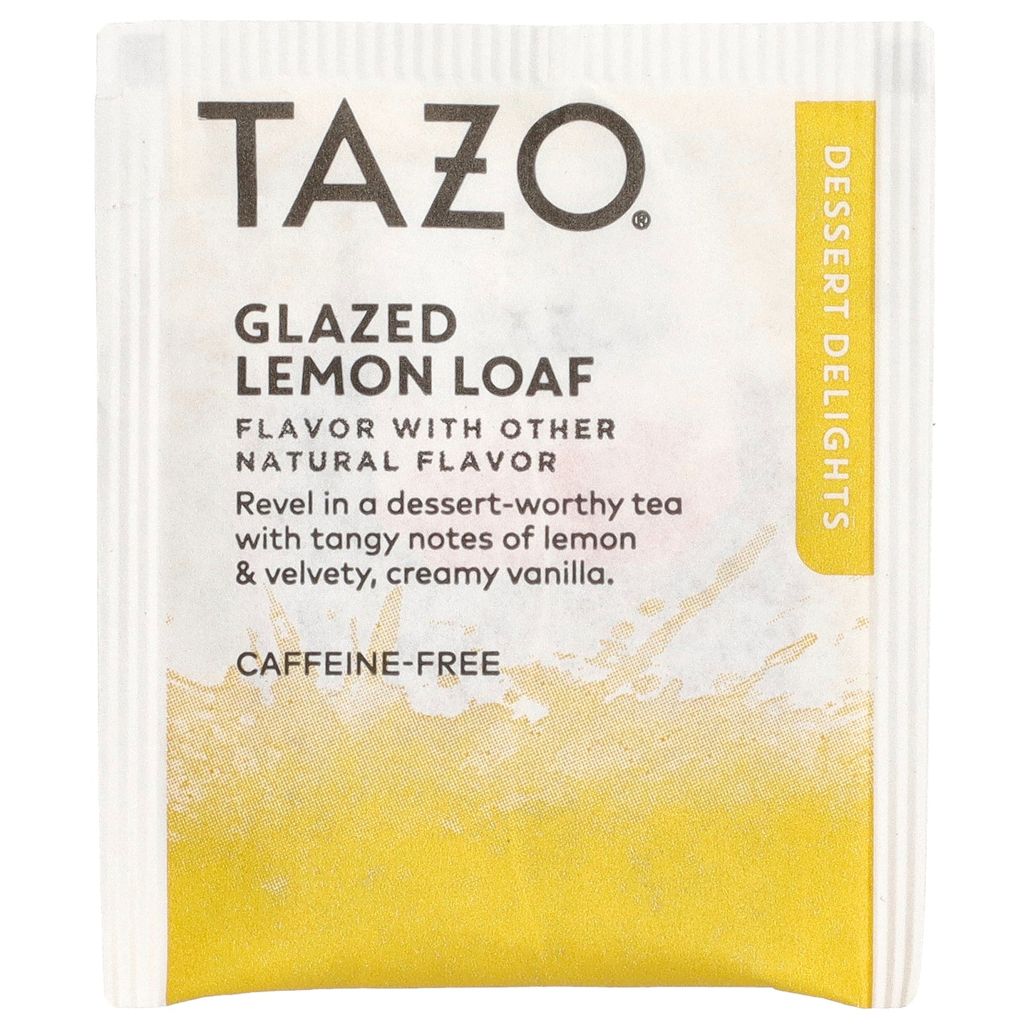 TAZO, Dessert Delights, Herbal Tea, Glazed Lemon Loaf, Caffeine Free, 15 Tea Bags, 1.10 oz (31.2 g)