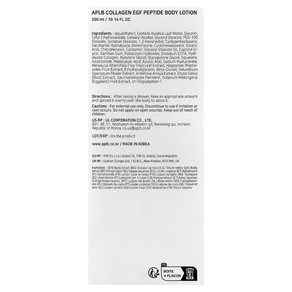 APLB, Collagen EGF Peptide Body Lotion , 10.14 fl oz (300 ml)