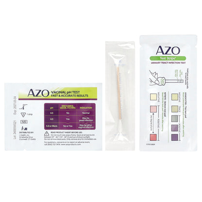 AZO, UTI & Vaginal pH Test Kit , 2 Piece Kit