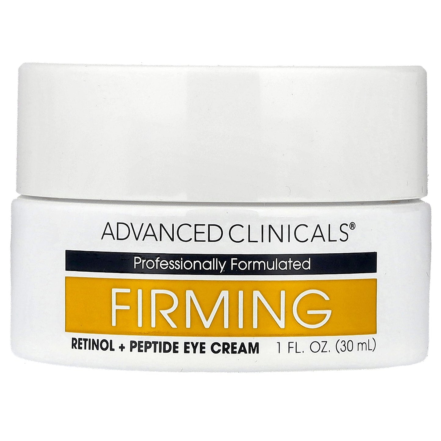 Advanced Clinicals, Firming Retinol + Peptide Eye Cream, 1 fl oz (30 ml)