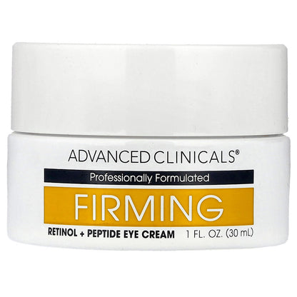 Advanced Clinicals, Firming Retinol + Peptide Eye Cream, 1 fl oz (30 ml)