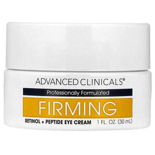 Advanced Clinicals, Firming Retinol + Peptide Eye Cream, 1 fl oz (30 ml)