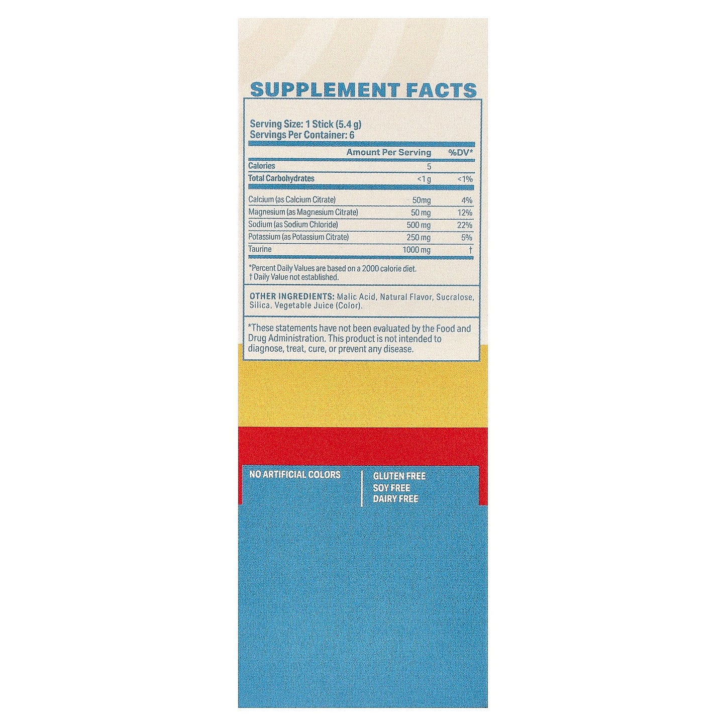 Podium Nutrition, Salt + Electrolytes, Hydration Sticks, Strawberry, 6 Sticks, 0.19 oz (5.4 g) Each