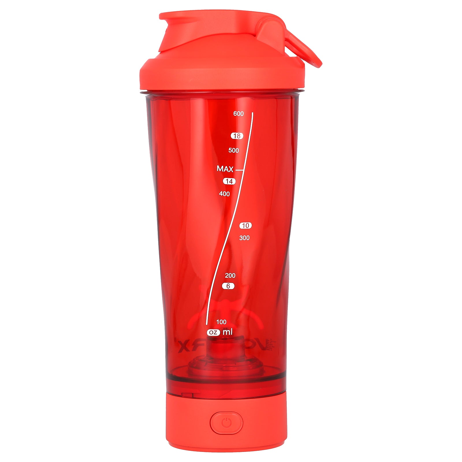 Voltrx, VortexBoost, Electric Shaker Bottle, Red, 24 oz (700 ml)