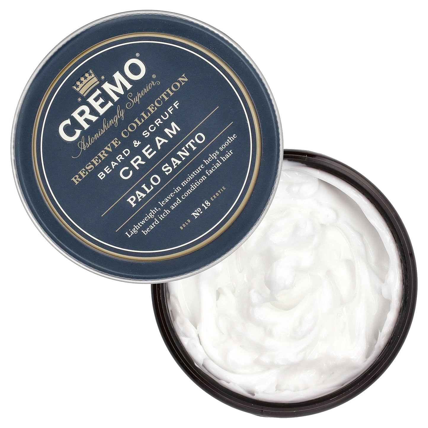 Cremo, Reserve Collection, Beard & Scruff Cream, Palo Santo, 4 oz (113 g)