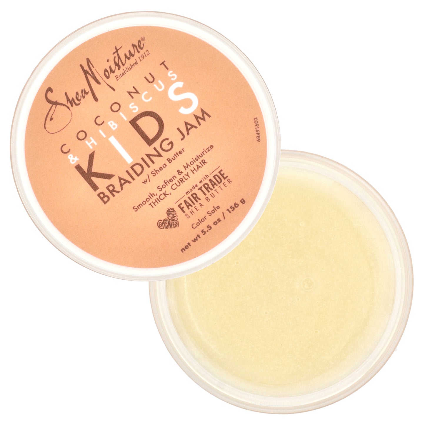 SheaMoisture, Kids Braiding Jam, Coconut & Hibiscus with Shea Butter , 5.5 oz (156 g)