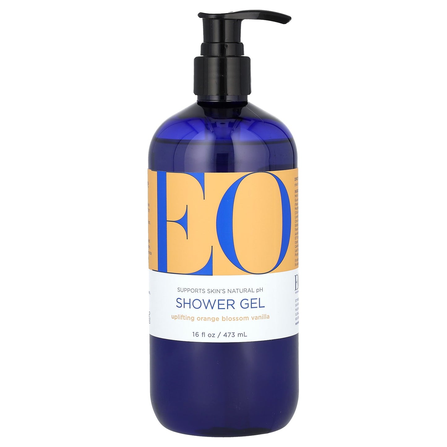 EO Products, Shower Gel, Uplifting Orange Blossom Vanilla, 16 fl oz (473 ml)