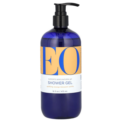 EO Products, Shower Gel, Uplifting Orange Blossom Vanilla, 16 fl oz (473 ml)